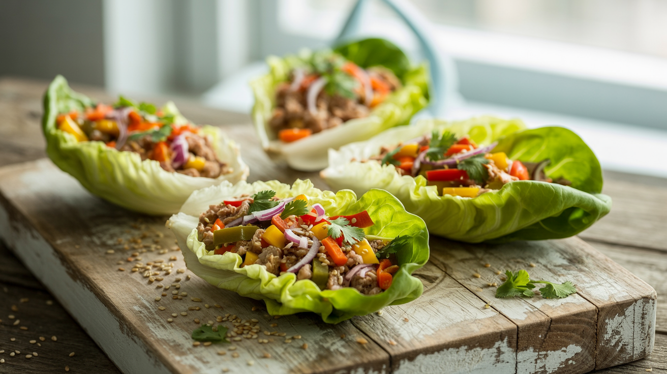 Turkey Lettuce Wrap Recipe - Fresh & Healthy 20-Minute Meal