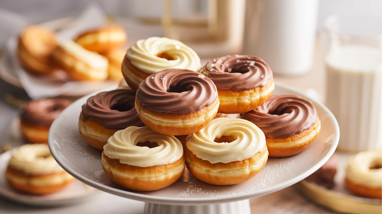 Air Fryer Donuts Recipe - Easy Homemade Treats plated