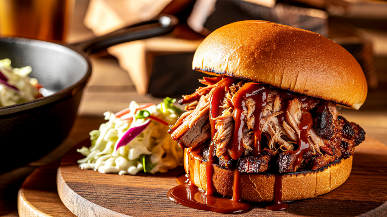 Smoked Pulled Pork Recipe: Low and Slow Perfection plated