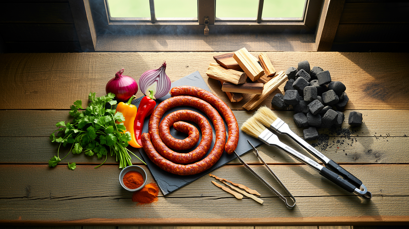 Grilled Chorizo Recipe: Perfect BBQ Sausages Every Time ingredients