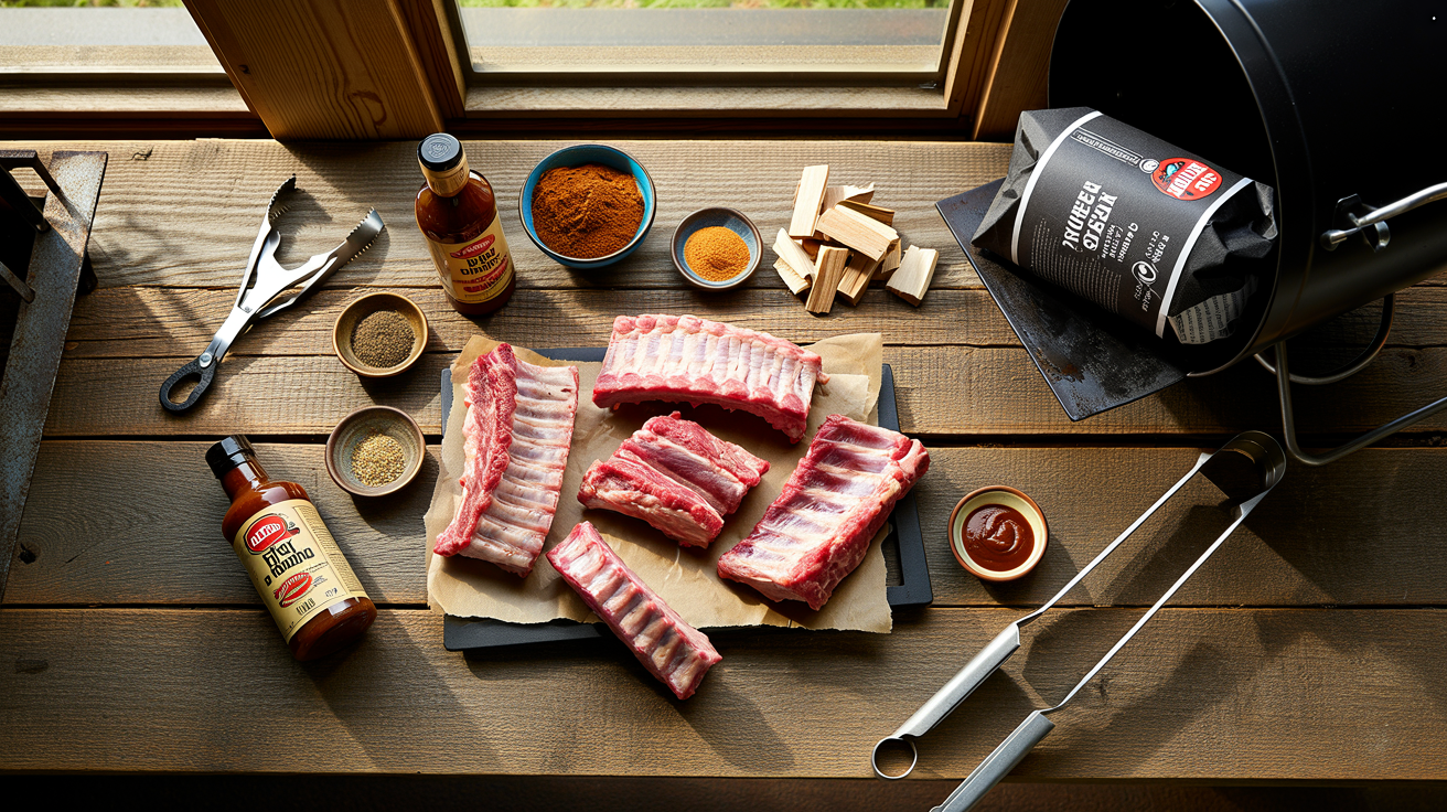 3 2 1 Ribs Recipe: Perfect Smoked Baby Back Ribs ingredients