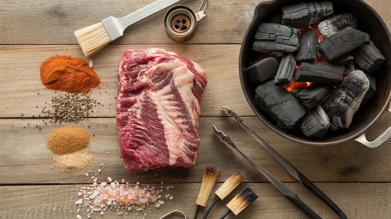 Smoked Beef Brisket Recipe: Low and Slow BBQ Perfection ingredients