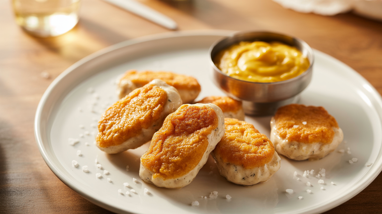 Air Fryer Chicken Nuggets Recipe - Crispy and Easy plated