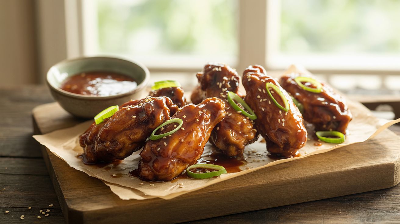 Sticky Asian Chicken Wings Recipe - Sweet & Savory Glaze