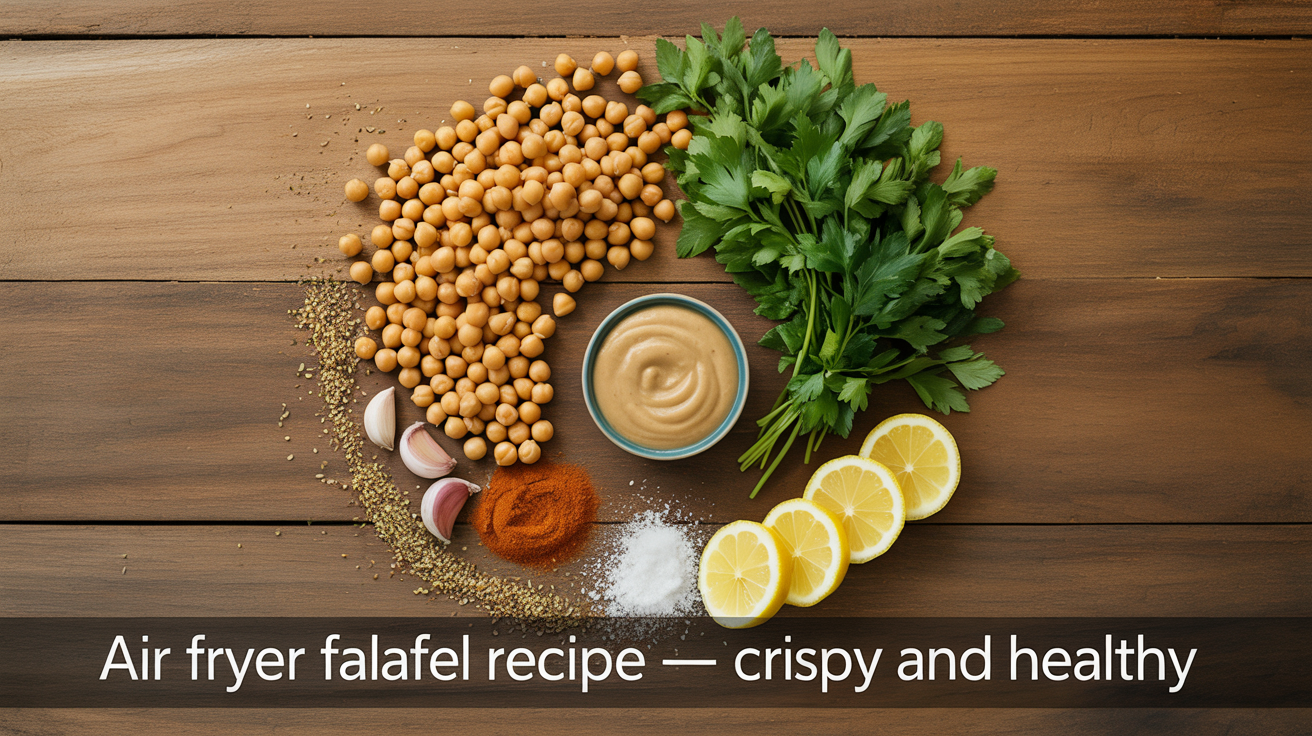 Air Fryer Falafel Recipe - Crispy and Healthy ingredients