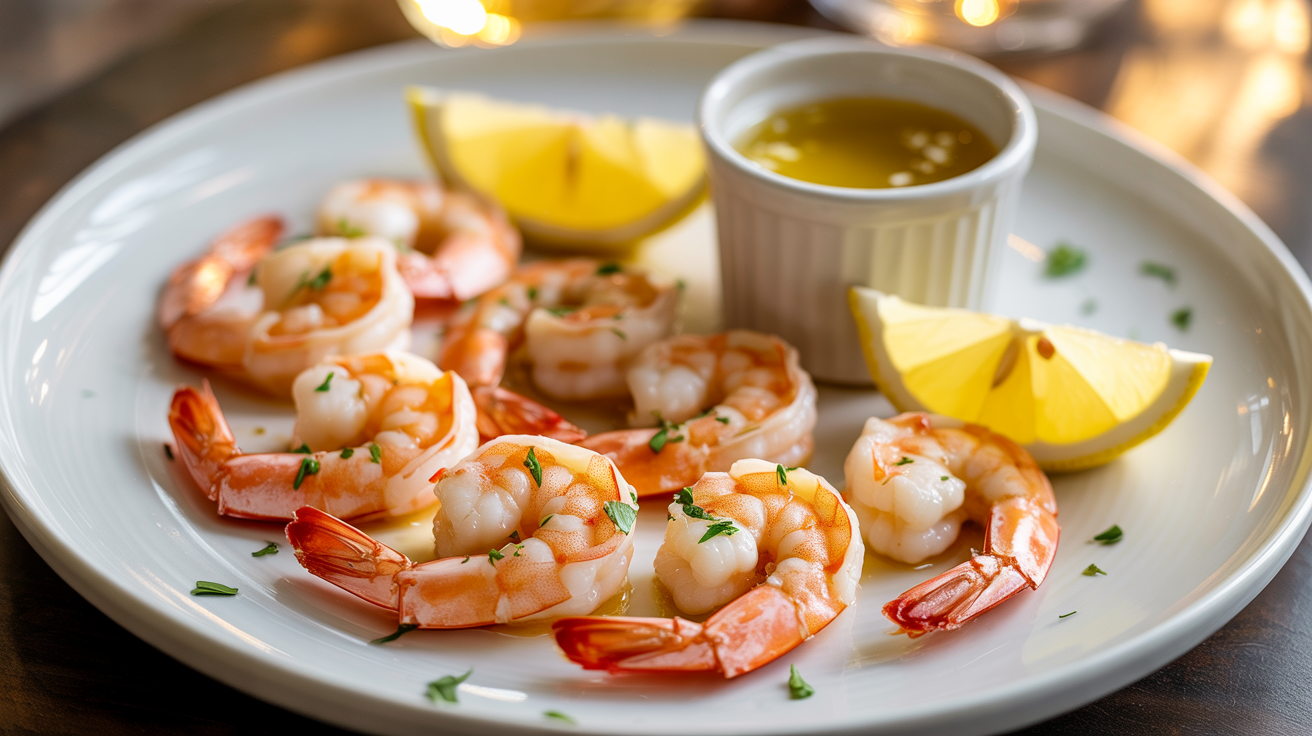 Air Fryer Shrimp Recipe - Crispy and Ready in 10 Min plated