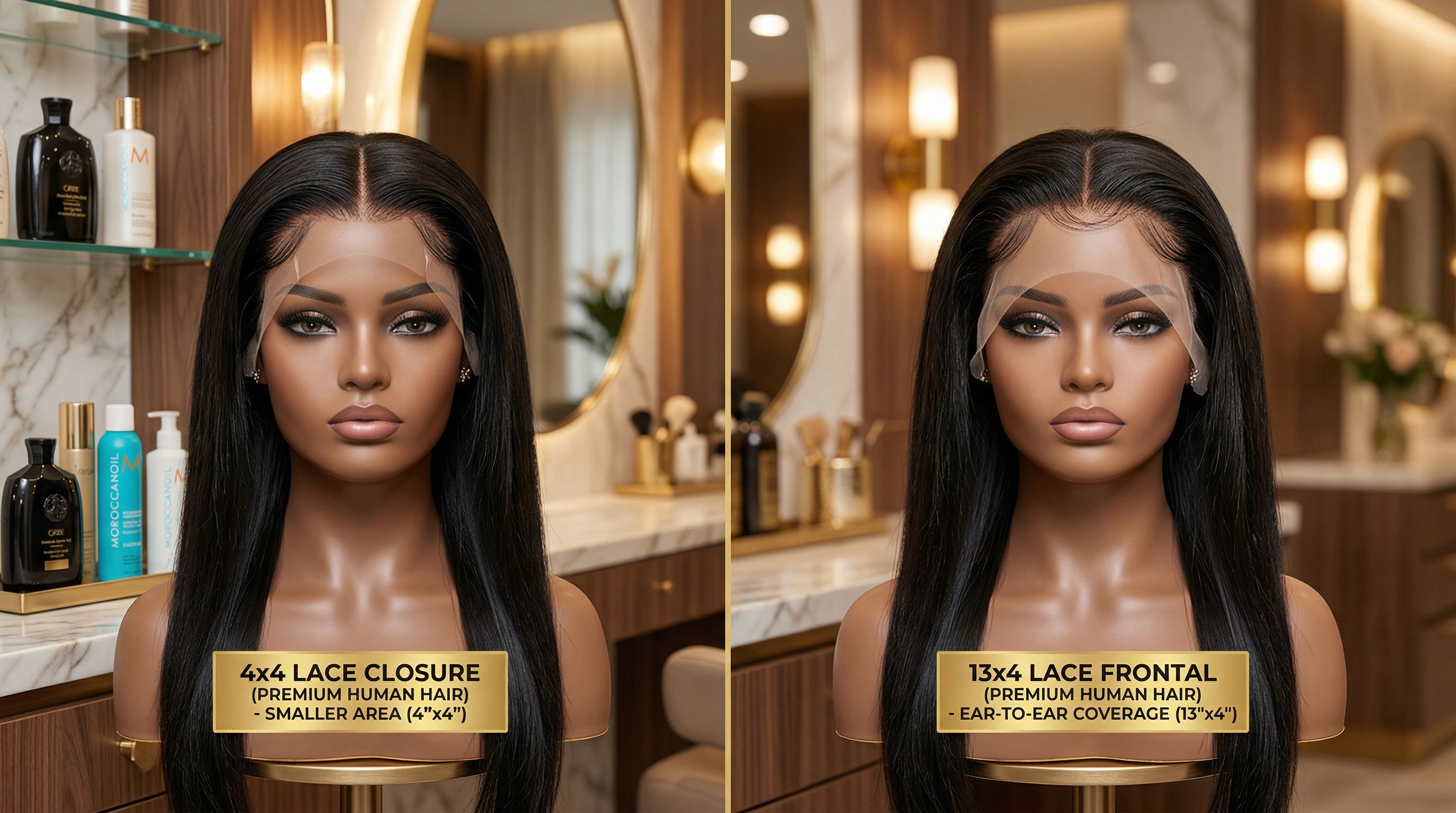 Closure vs Frontal : Tout Comprendre pour Bien Conseiller