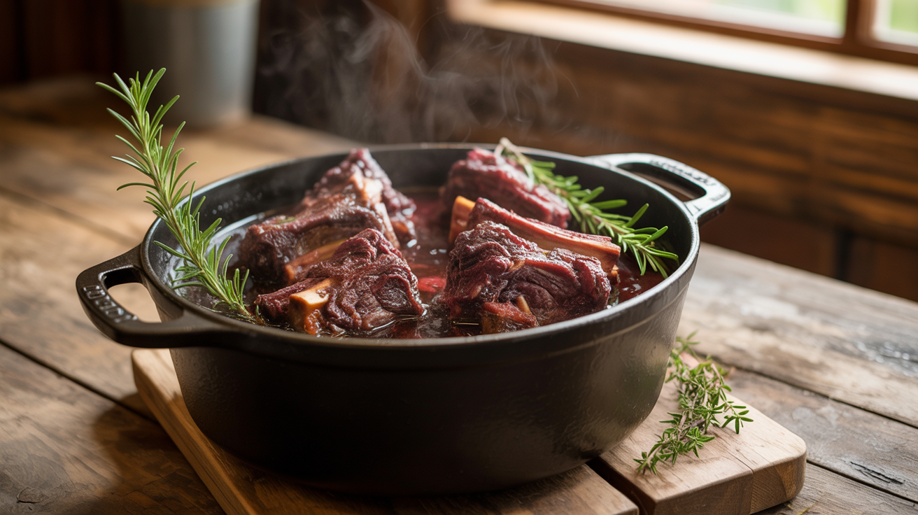 Red Wine Braised Short Ribs Recipe (Fall-Off-Bone)