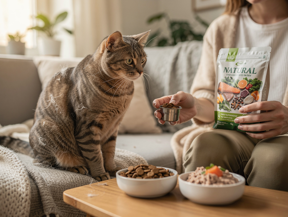 Quelle alimentation choisir quand un chat perd trop ses poils ? – mon chat perd ses poils