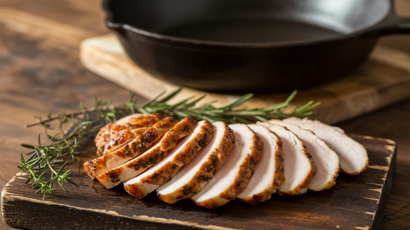 Grilled Turkey Breast Recipe: Juicy and Smoky Results plated