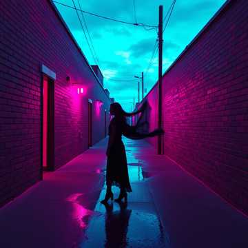 Échos Dans Le Néon