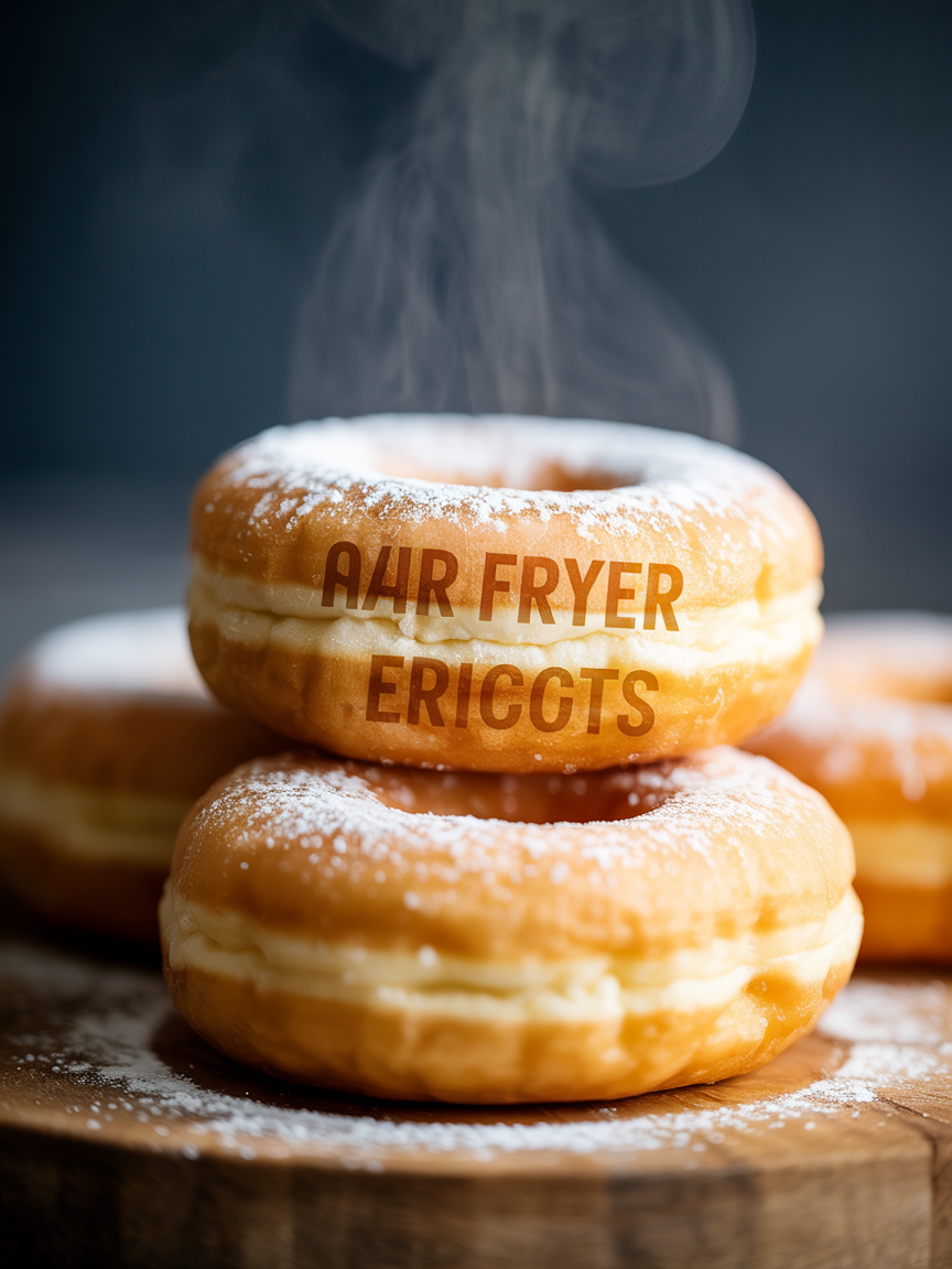 Air Fryer Donuts Recipe - Easy Homemade Treats closeup detail