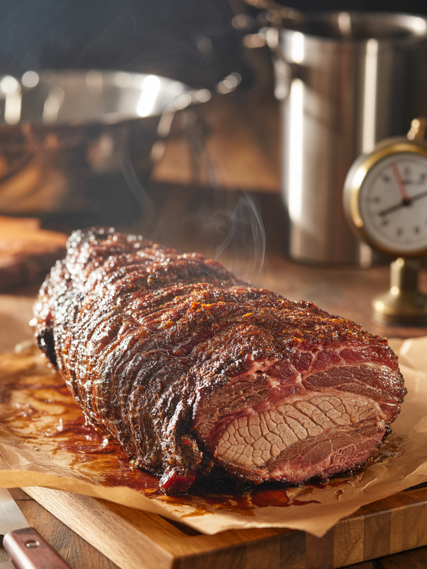 Brisket Butcher Paper Wrap Method: The Ultimate Guide closeup detail