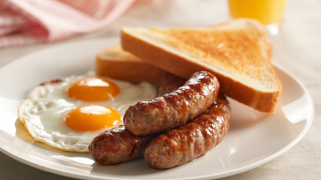 Air Fryer Breakfast Sausage: Crispy and Perfect plated