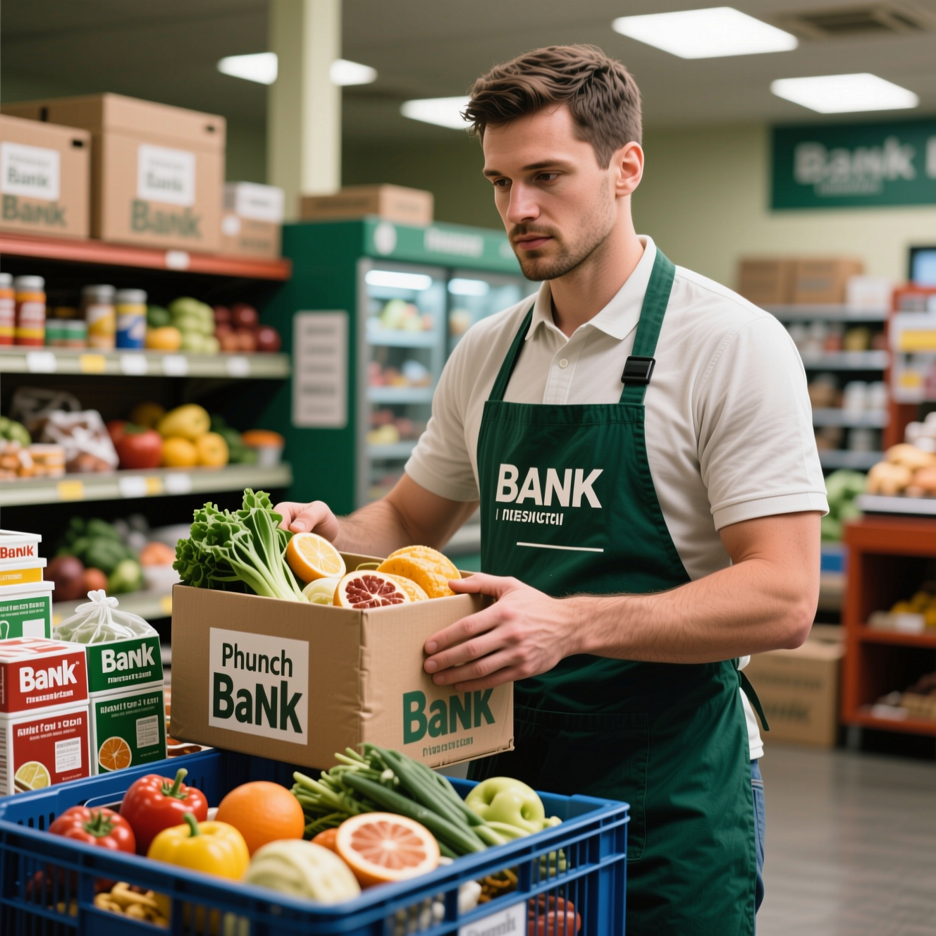 Conclusion, related to food bank, photorealistic, high quality, sharp