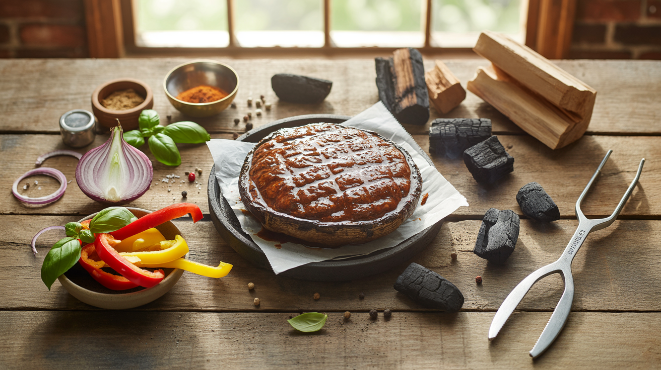 Grilled Portobello Mushroom Recipe - Perfect BBQ Burgers ingredients