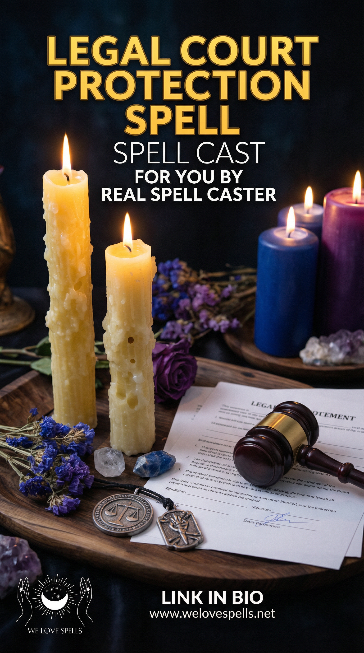 Court Case Spell for Protection and Success