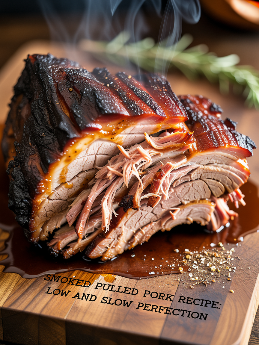 Smoked Pulled Pork Recipe: Low and Slow Perfection closeup detail