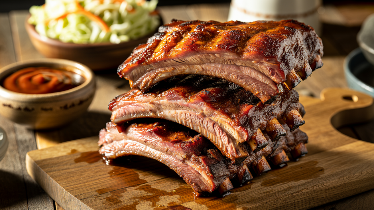 Smoked Country Style Ribs Recipe - Low and Slow BBQ plated