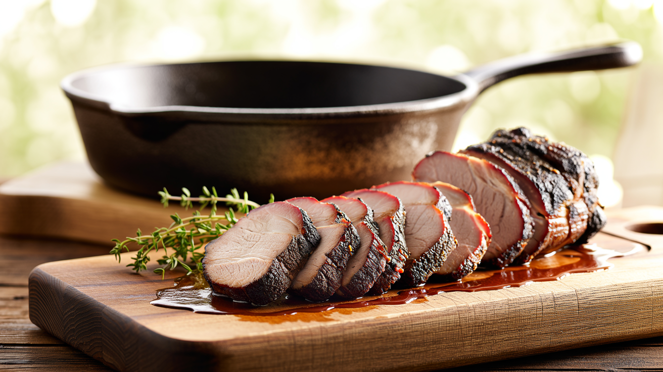 Smoked Pork Tenderloin Recipe: Juicy and Tender plated