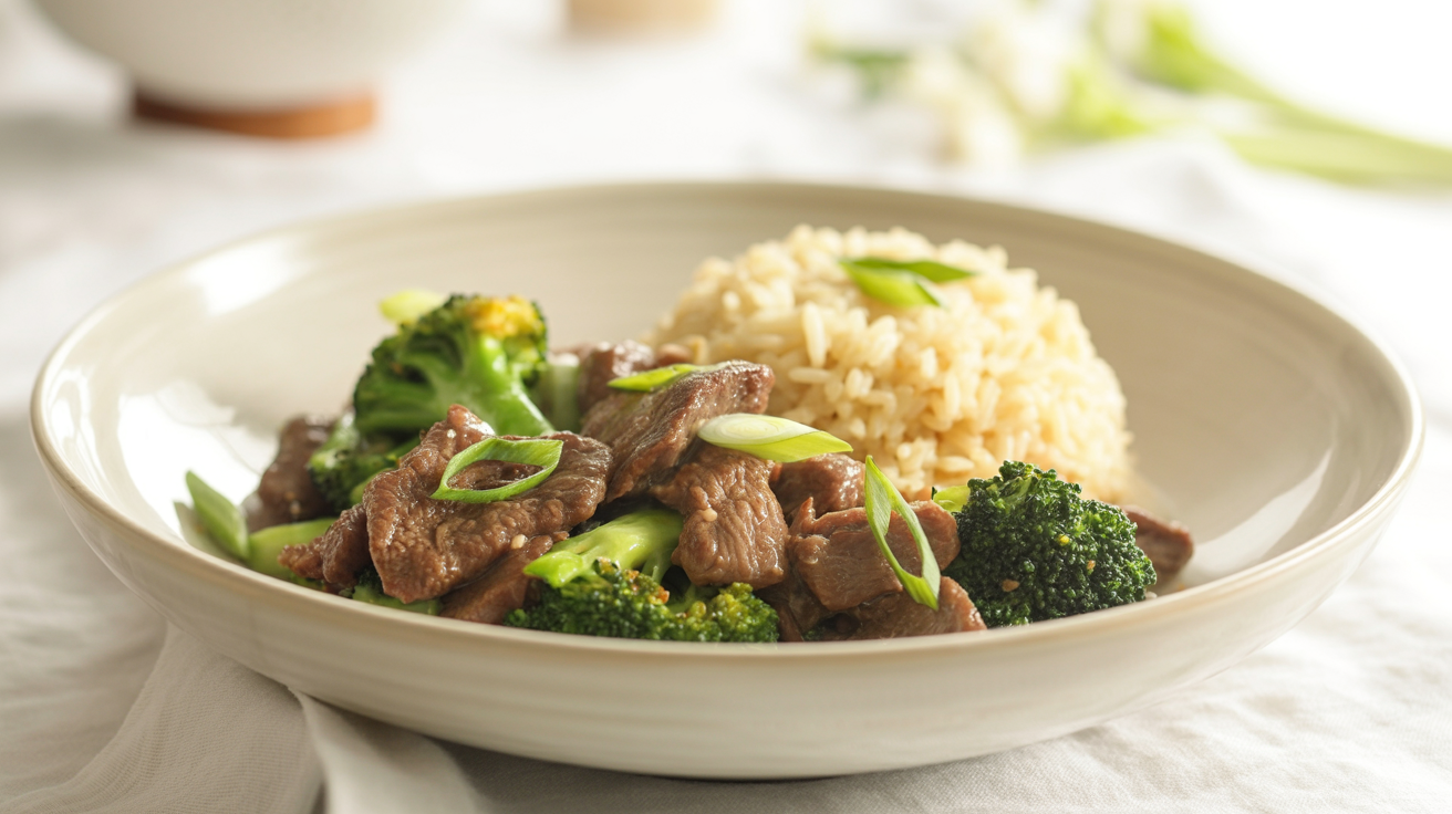 Best Beef and Broccoli Stir Fry Recipe - Ready in 20 Min plated