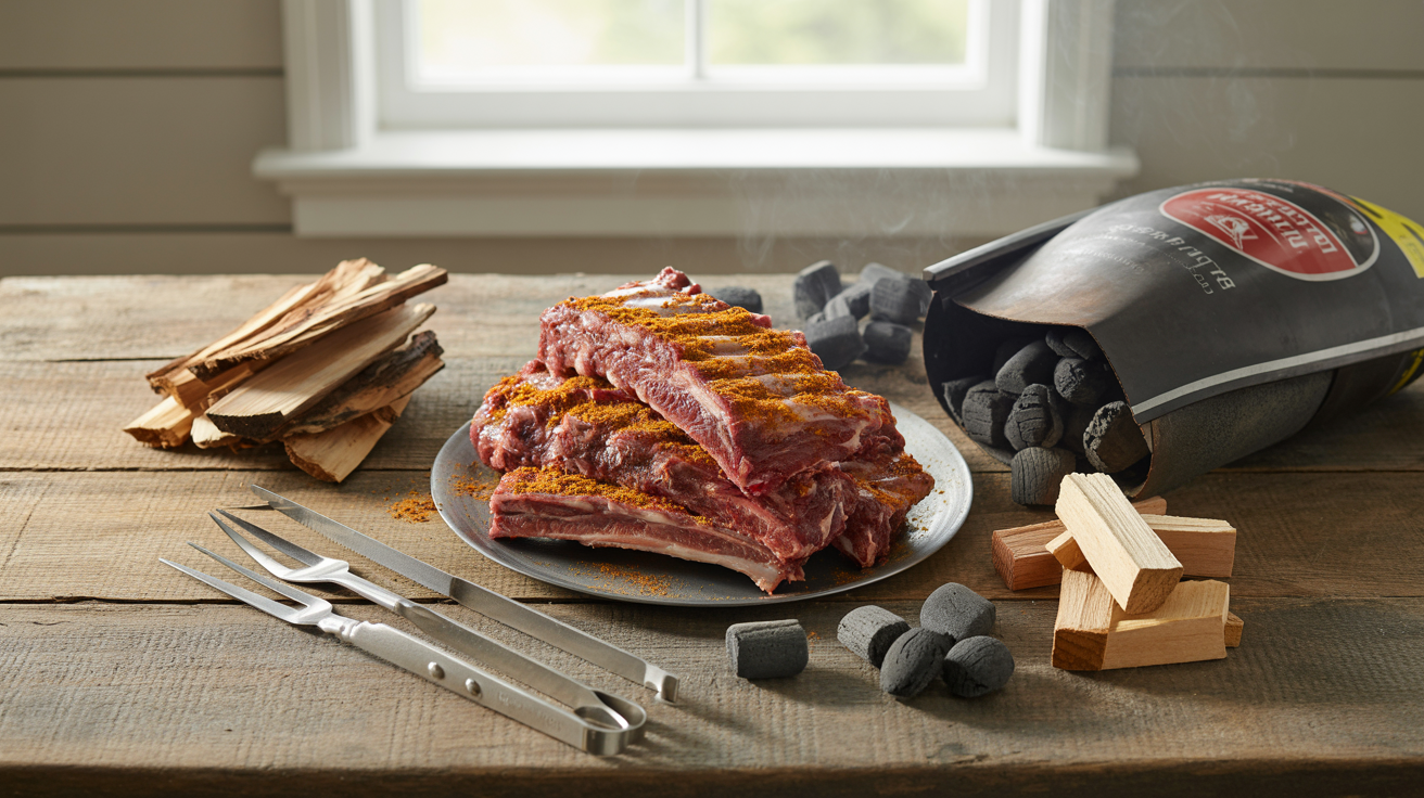 BBQ Beef Ribs Recipe: Low and Slow Smoked Perfection ingredients