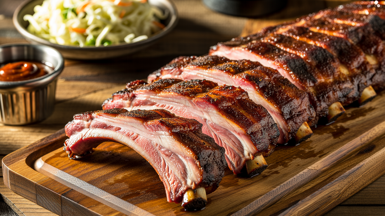3 2 1 Ribs Recipe: Perfect Smoked Baby Back Ribs plated