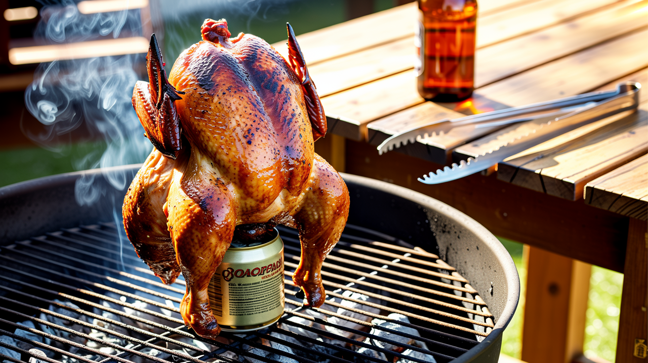 Beer Can Chicken Recipe: Juicy Grilled Whole Chicken