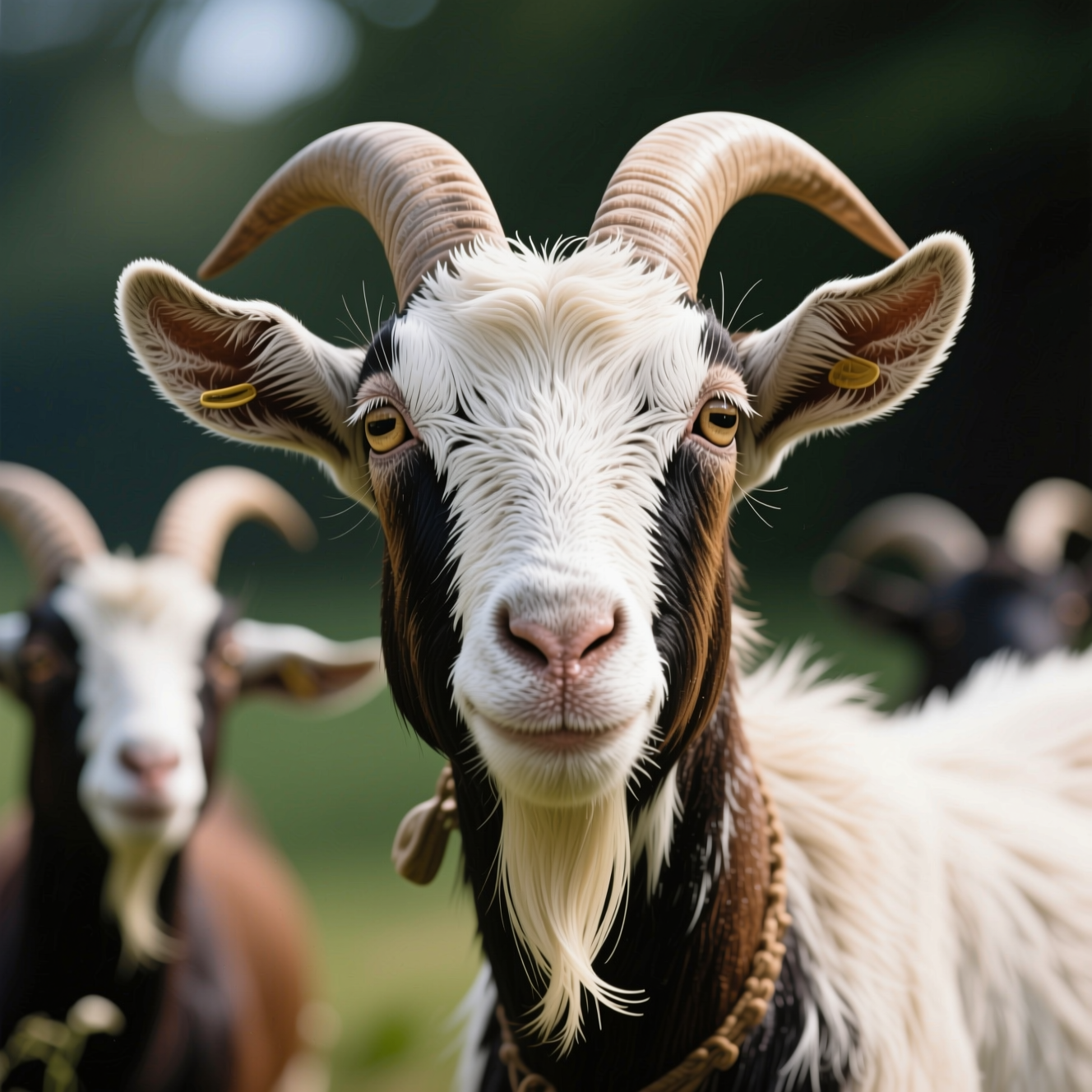 Characteristics of Goats, related to goat, photorealistic, high quality, sharp