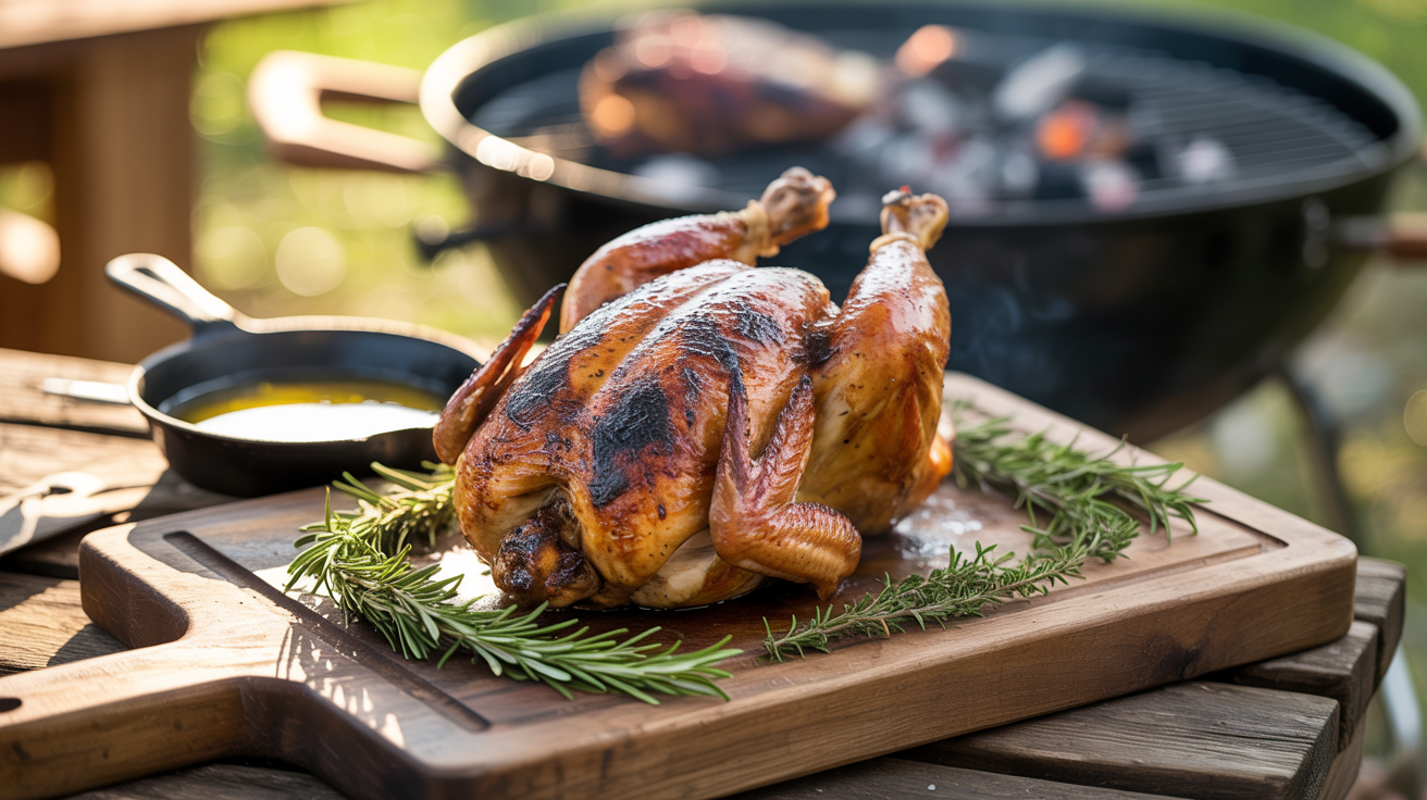 Spatchcock Chicken Grilling Guide: Crispy & Juicy plated