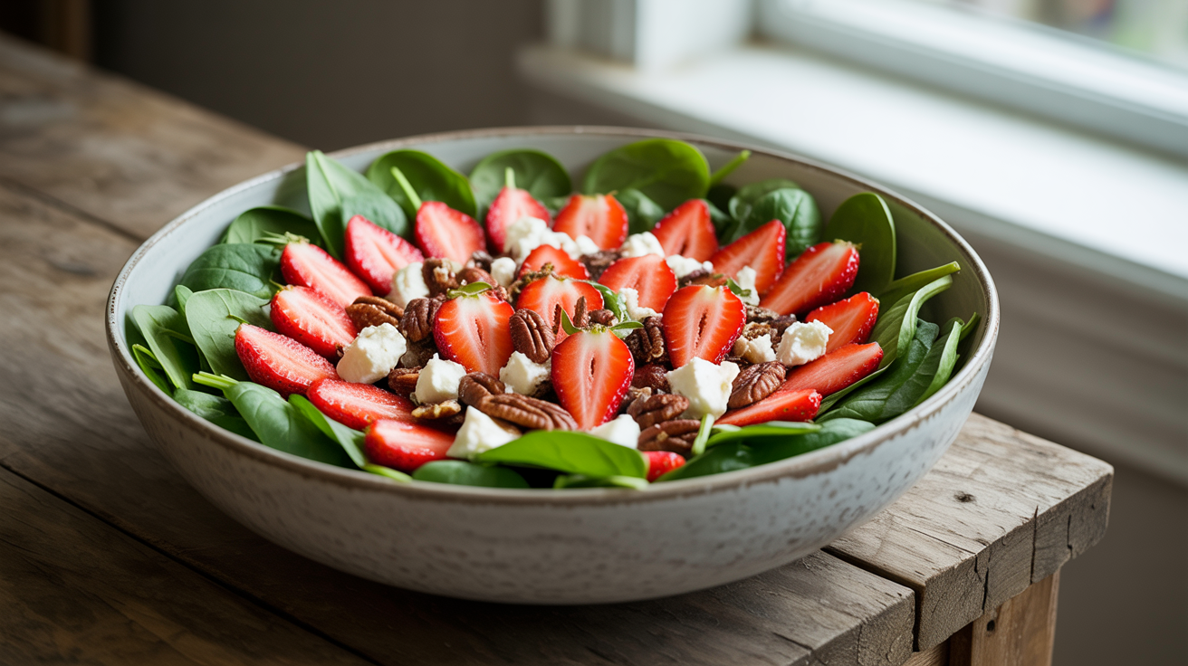 Strawberry Spinach Salad Recipe - Fresh & Easy