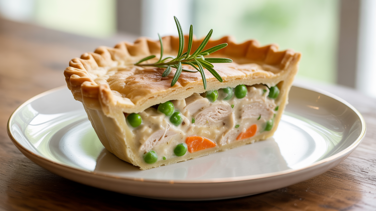 Homemade Chicken Pot Pie Recipe - Comfort Food at Its Best plated