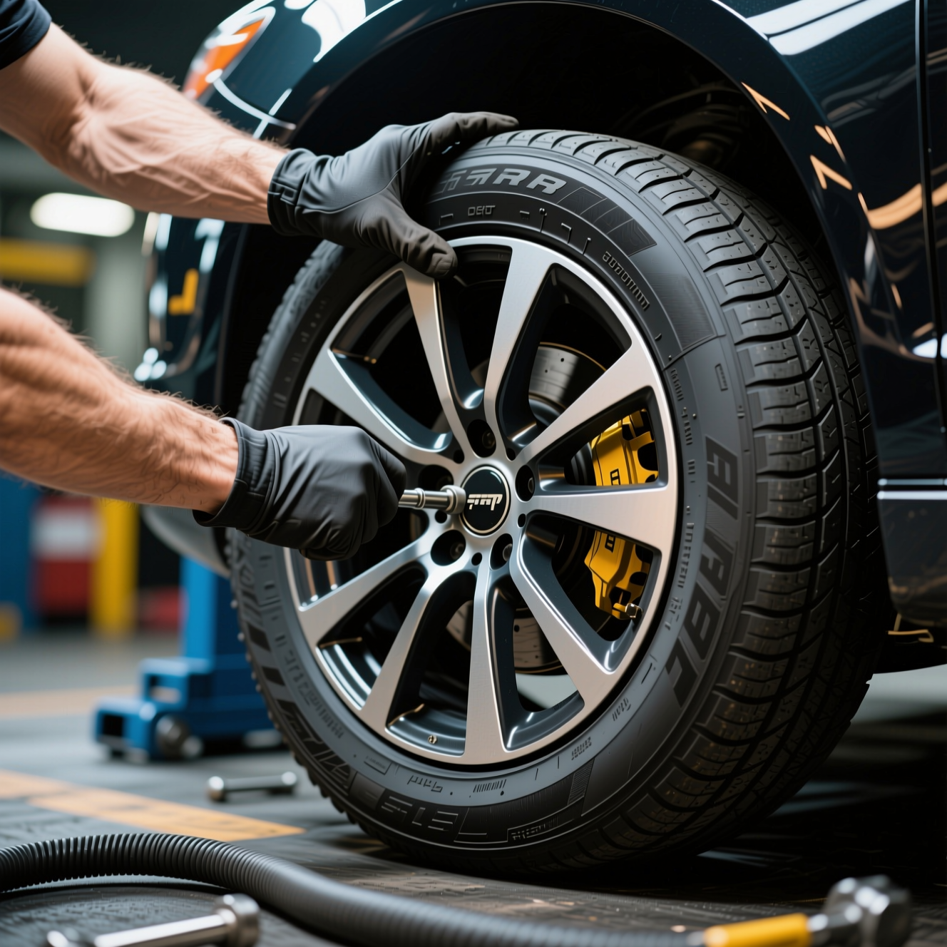 Essential Tire Maintenance Practices, related to car tires, photorealistic, high