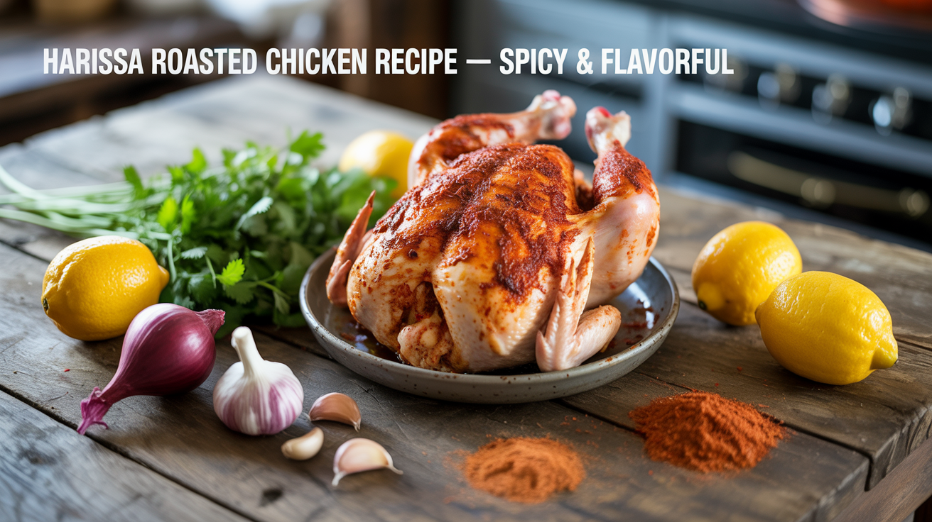 Harissa Roasted Chicken Recipe - Spicy & Flavorful ingredients