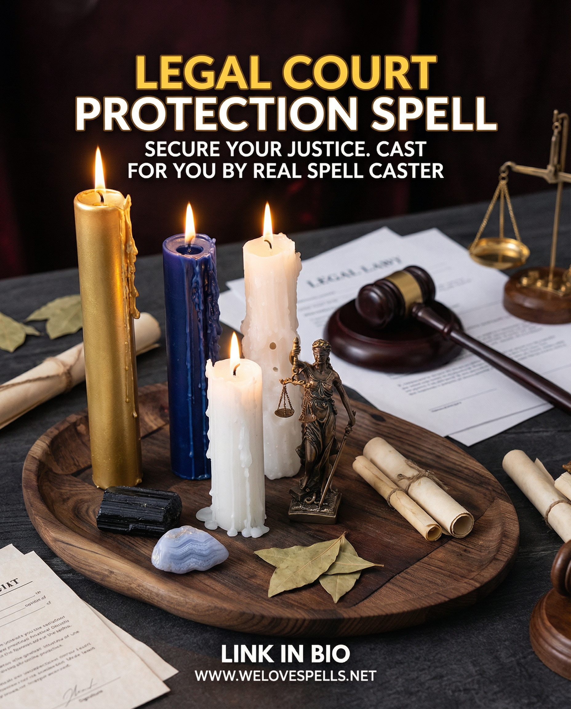 Legal Court Protection Spell for Justice and Victory