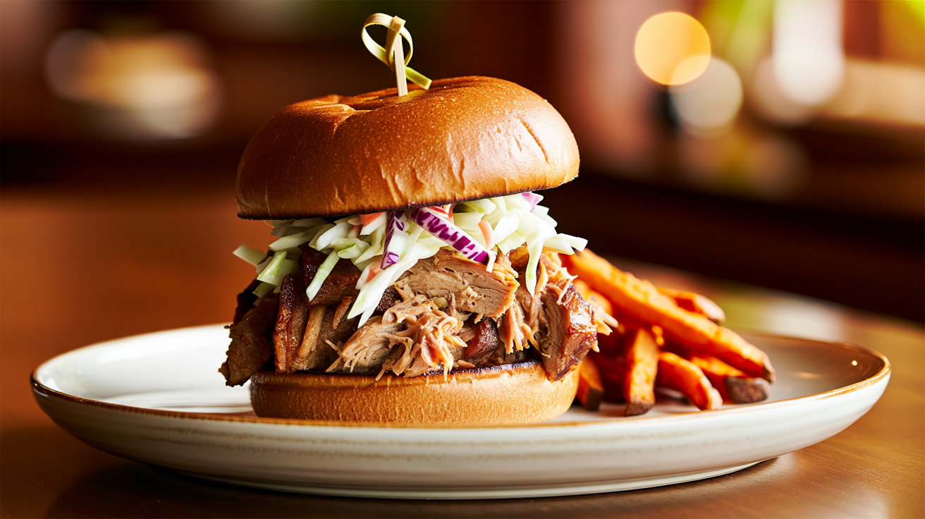 Slow Cooker Pork Shoulder Recipe - Fall Apart Tender plated
