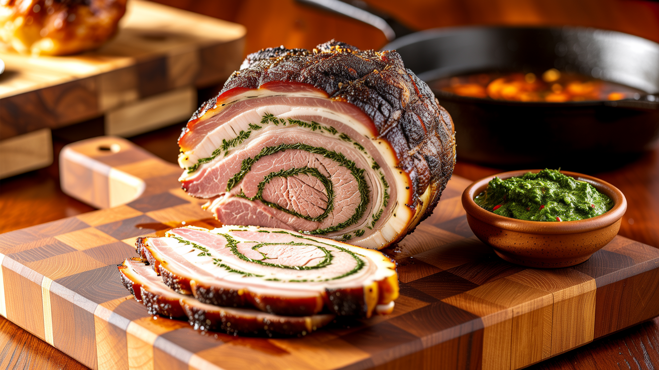 Smoked Porchetta Recipe: Crispy, Juicy, and Bold plated