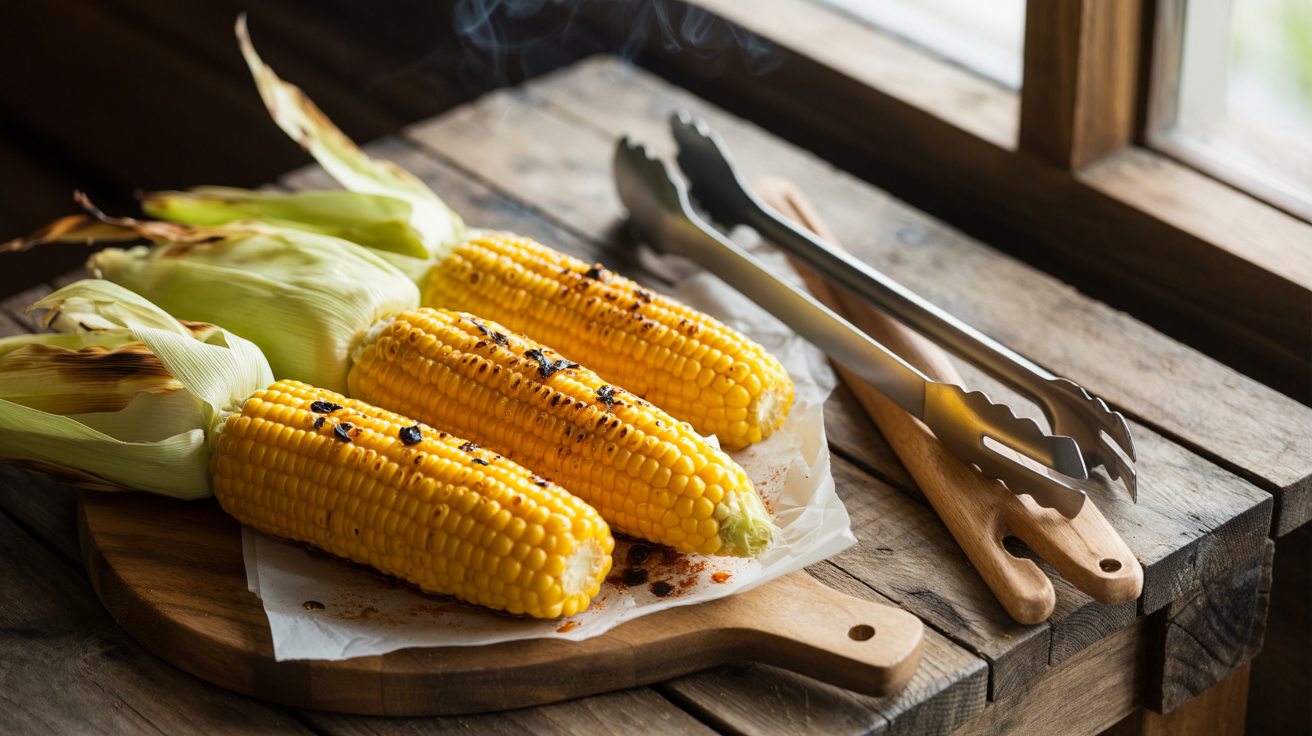 Grilled Corn on the Cob Recipe with Spicy Chili Butter