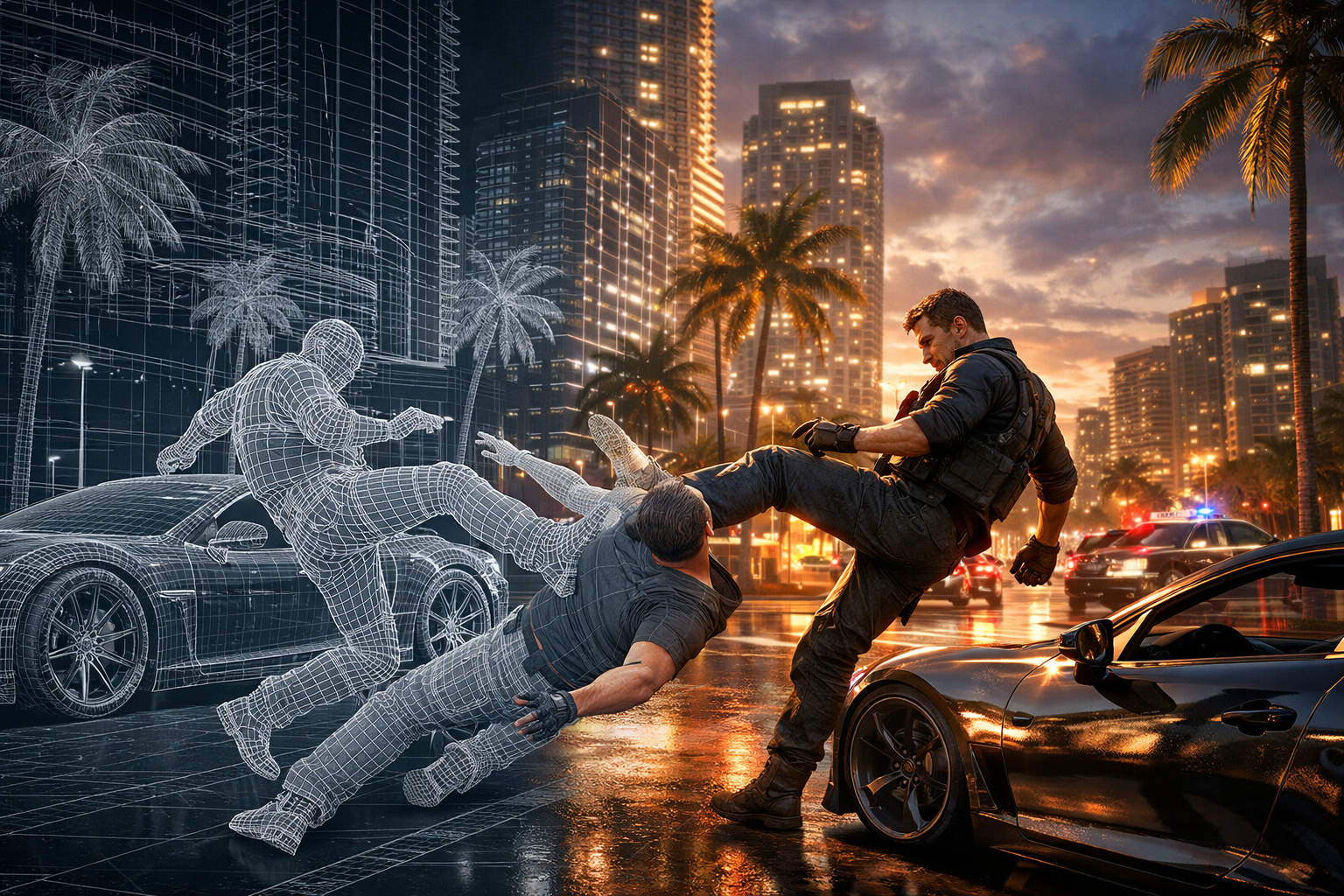 Visualisation des technologies de moteur de jeu nouvelle génération pour GTA 6