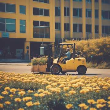 Golden Forklift Serenade