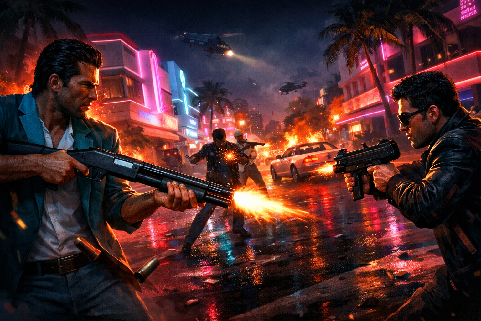 Fusils à pompe SMG armes automatiques GTA 6