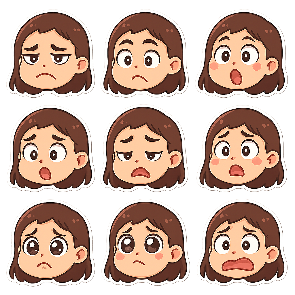 Created using AI Sticker Generator with chibi_emoji_stickers_9 style in sticker category. Generated on October 22, 2025 using Image to Image generation method.