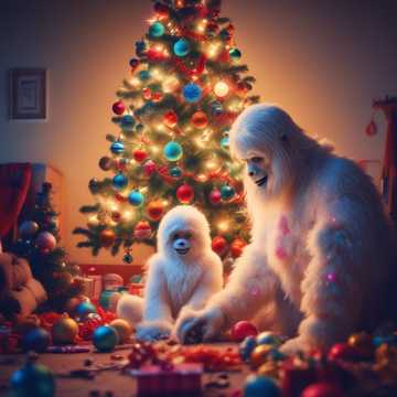 Yeti and the Christmas Tree