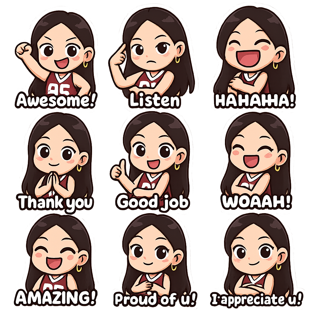 Created using AI Emoji Generator with chibi_emoji_word_1 style in emoji_type category. Generated on September 19, 2025 using Image to Image generation method.