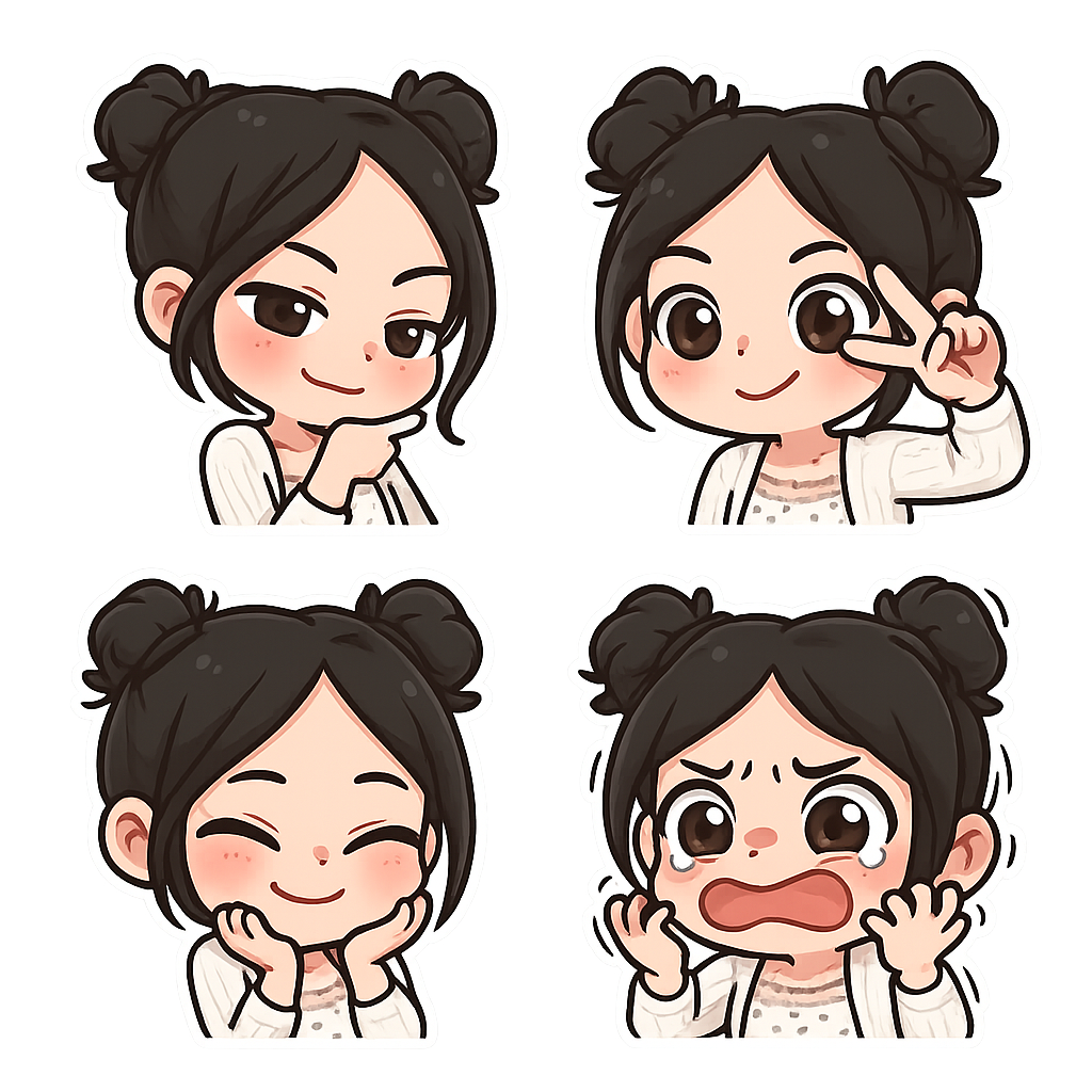 Created using AI Sticker Generator with chibi_emoji_stickers style in emoji_type category. Generated on September 19, 2025 using Image to Image generation method.