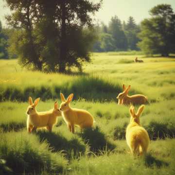 Yellow rabbits 