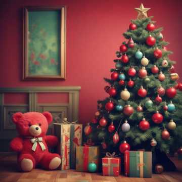 Naughty Teddy Bear Xmas