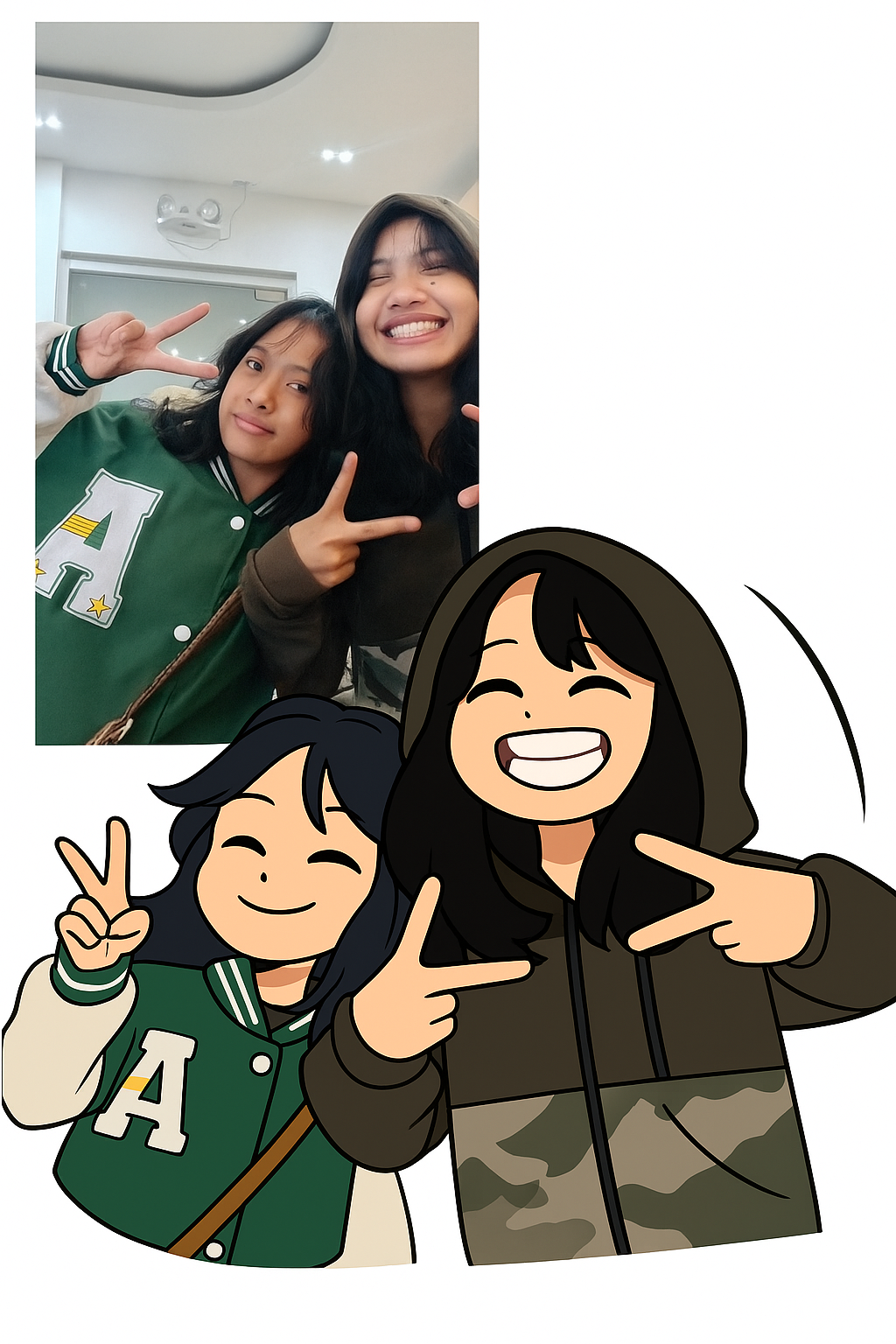Created using AI Sticker Generator with real_person_chibi_sticker style in chibi category. Generated on November 16, 2025 using Image to Image generation method.
