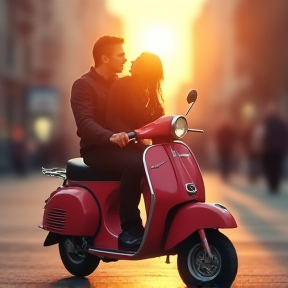 Cintaku Ketarik Vespa
