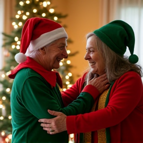 Elfjes bij opa en oma